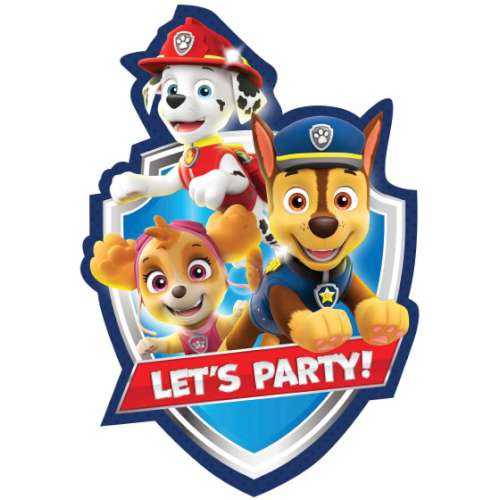 Paw Patrol Adventures Invitations - Click Image to Close